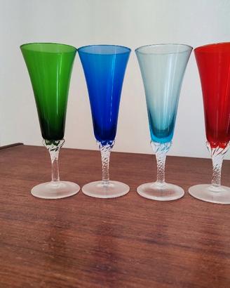 Flutes Murano vintage 