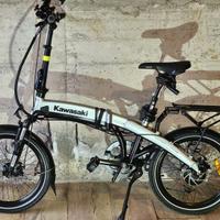 Bici elettrica pieghevole Kawasaki