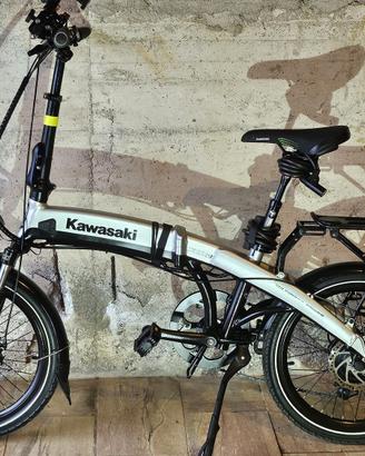 Bici elettrica pieghevole Kawasaki