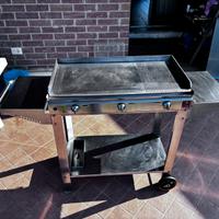 Piastra Planet barbecue 80x40