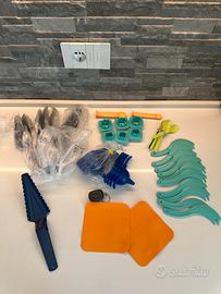 Set accessori tupperware cucina palette imbuti