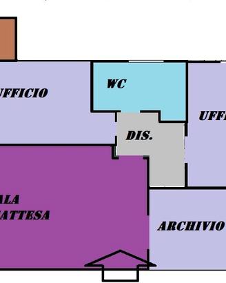 Ufficio diviso in stanze con ascensore e p auto