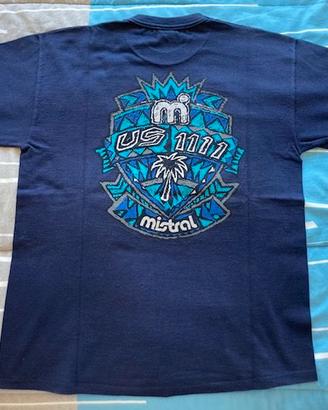 T-shirt maglietta Mistral vintage anni 80 Paninari