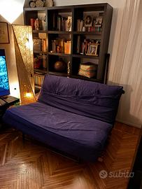 DIVANO LETTO FUTON, NATURALE E SALVASPAZIO