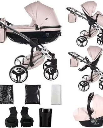 Trio Junama Pink Fluo completo + Accessori