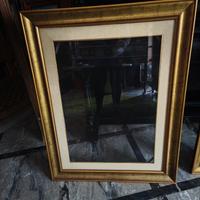 cornice in legno dorato