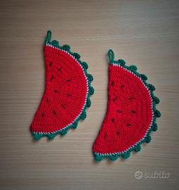 Presine uncinetto cocomero