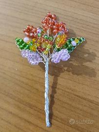Mazzetto di fiori di perline di vetro