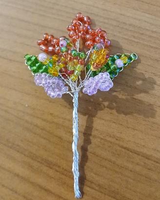 Mazzetto di fiori di perline di vetro