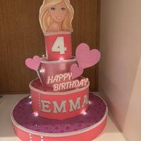 Torta Barbie in gomma eva