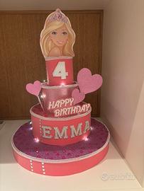 Torta Barbie in gomma eva