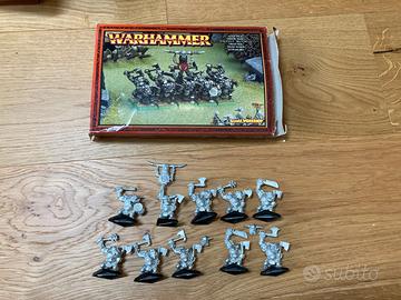 Warhammer Black Orcs Metal Box Set  2002 OOP