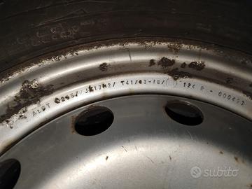Gomme piu cerchi in ferro