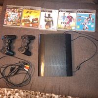 PS3 slim 12 GB doppio joystick 