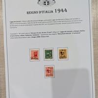Francobolli Regno d'Italia 1945