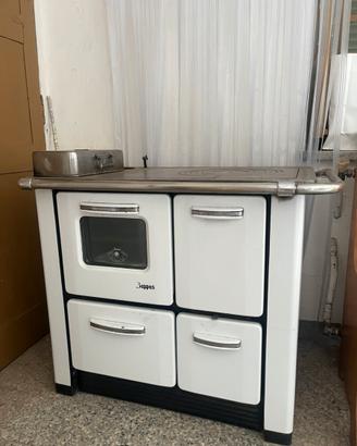 Stufa a legna vintage Zoppas con forno -