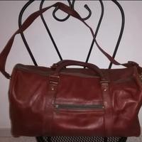Uomo/Donna Pelle Borsone borsa Vintage valigia