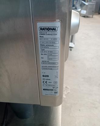 forno rational a gas 6 teglie 