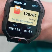 Smartwatch vivavoce impermeabile con torcia led