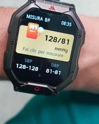 Smartwatch vivavoce impermeabile con torcia led