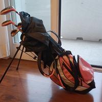 Sacca con mazze da golf per ragazza 6-8 anni ma