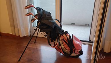 Sacca con mazze da golf per ragazza 6-8 anni ma