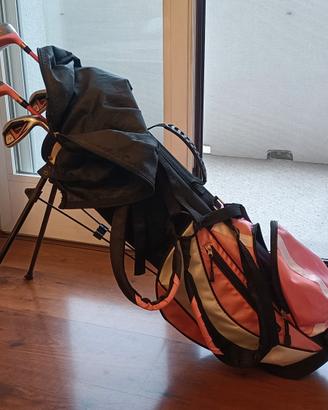 Sacca con mazze da golf per ragazza 6-8 anni ma