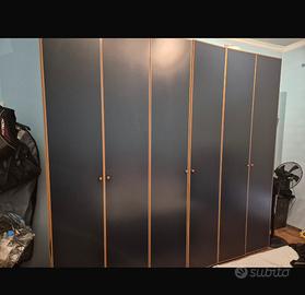 Camera da letto completa di tutto in vero legno