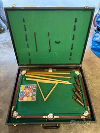 Tavolo da biliardo portatile vintage