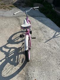 Bicicletta Cruiser Bambina – Rosa e Bianca