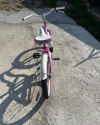 Bicicletta Cruiser Bambina – Rosa e Bianca