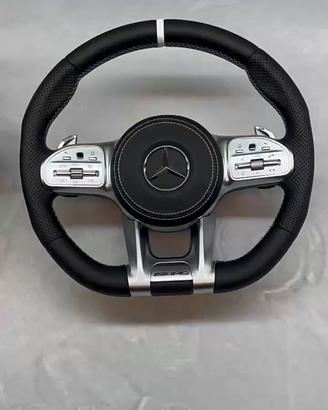 Volante Sportivo Mercedes-AMG in Pelle con Palette