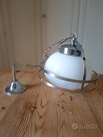 Lampada a sospensione industrial anni  '70 