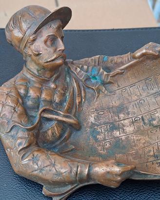 Posacenere in bronzo o svuota tasche fine 800