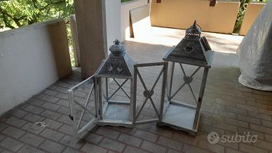 2 lanterne per la casa,Rustico,legno vintage 