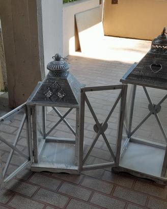 2 lanterne per la casa,Rustico,legno vintage 