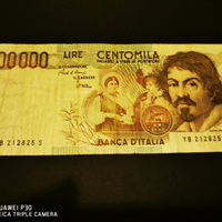 100000 lire caravaggio