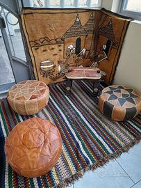 Bel salottino arredi etnici Tuareg del deserto