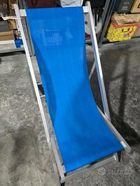 SEDIA SDRAIO ALLUMINIO MARE PISCINA GIARDINO