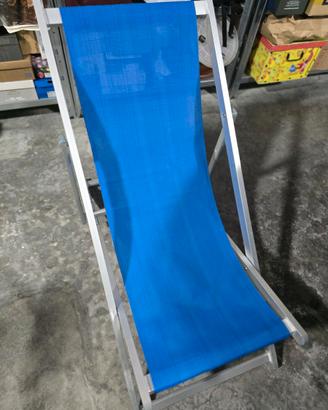 SEDIA SDRAIO ALLUMINIO MARE PISCINA GIARDINO
