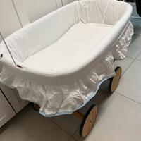 Splendida cesta vimini per neonato