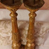 Candelabri Veneziani fine '700 Laminati d'oro