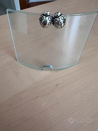 Porta foto con coccinelle argento