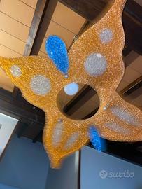 Lampadario a farfalla