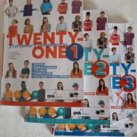 Libri scuola media inglese Twenty-one vol. 1-3