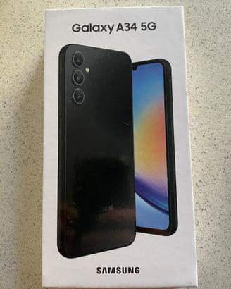 Samsung galaxy A34 256gb 8gb ram dual SIM graphite