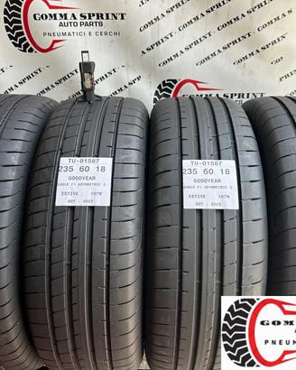 4 PNEUMATICI 235/60 R18 GOODYEAR ESTIVE 90%