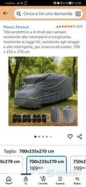 copertura per camper