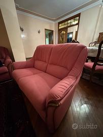 Divanetto malva stile barocco veneziano