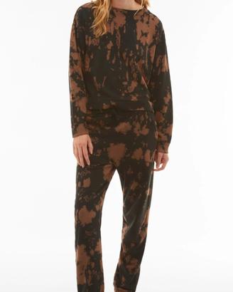 Tuta sportiva Freddy felpa + pantaloni tie dye